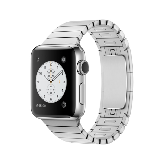 Смарт Часы Apple Watch Series 2 38mm Stainless Steel Case with Silver Link Bracelet - цена, характеристики, отзывы, рассрочка, фото 1