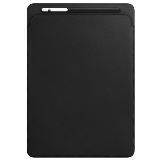 Чохол Apple Leather Sleeve for iPad Pro 12.9 Black - ціна, характеристики, відгуки, розстрочка, фото 2