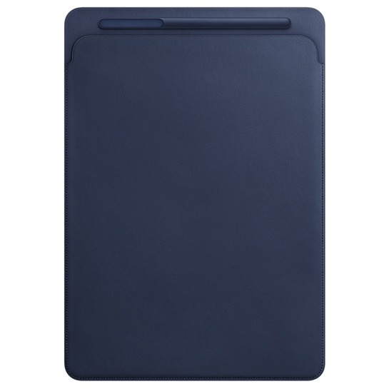 Чехол Apple Leather Sleeve for iPad Pro 12.9 Midnight Blue - цена, характеристики, отзывы, рассрочка, фото 1