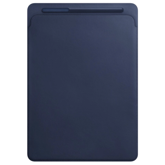 Чохол Apple Leather Sleeve for iPad Pro 12.9 Midnight Blue