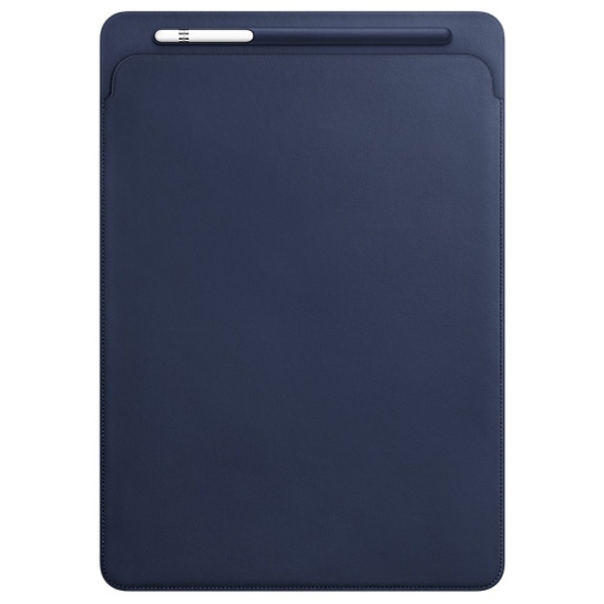 Чохол Apple Leather Sleeve for iPad Pro 12.9 Midnight Blue - ціна, характеристики, відгуки, розстрочка, фото 2