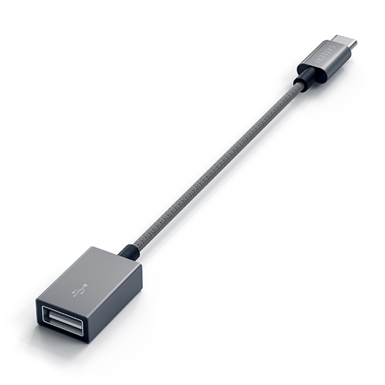 Переходник Satechi Type-C to Type-A Cabled Adapter Space Gray - цена, характеристики, отзывы, рассрочка, фото 4
