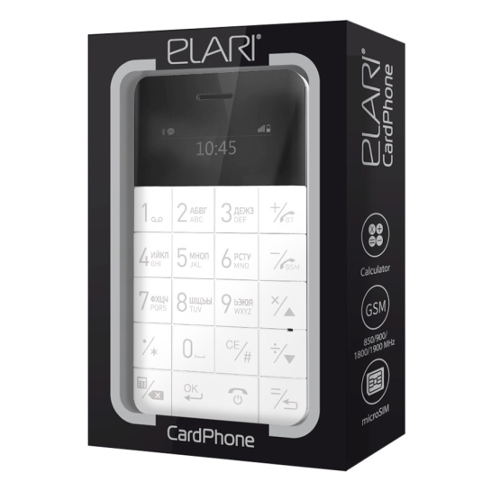 Телефон Elari CardPhone White - цена, характеристики, отзывы, рассрочка, фото 4