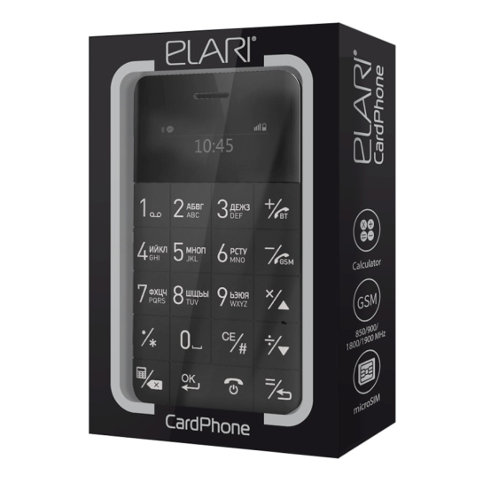 Телефон Elari CardPhone Black* - ціна, характеристики, відгуки, розстрочка, фото 4