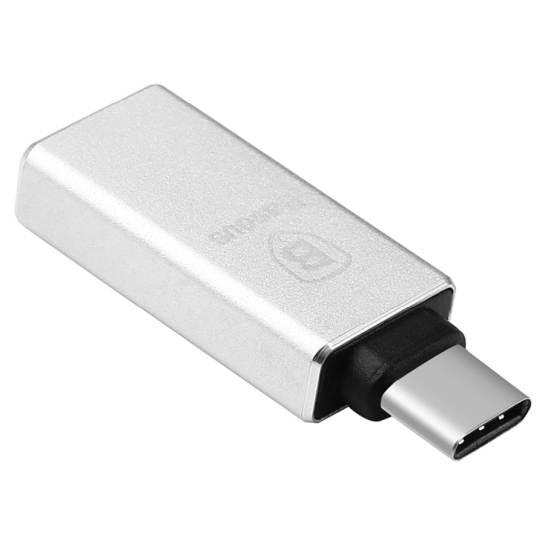 Переходник Baseus Type-C Adapter Sharp Series for Macbook Silver - цена, характеристики, отзывы, рассрочка, фото 5