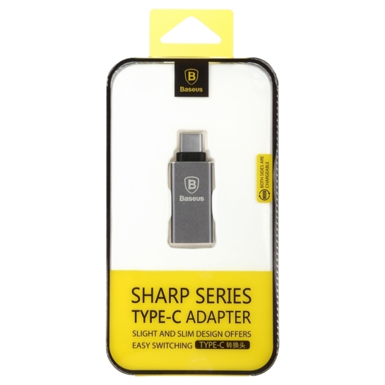 Перехідник Baseus Type-C Adapter Sharp Series for Macbook Space Gray* - ціна, характеристики, відгуки, розстрочка, фото 4