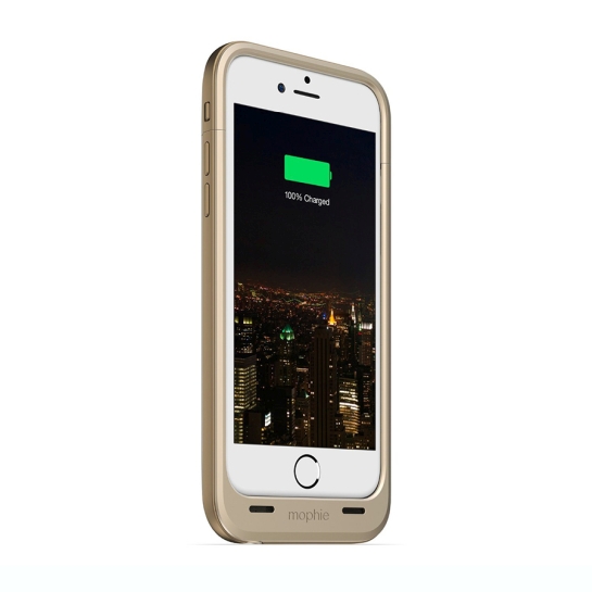 Чехол Mophie Juice Pack Plus Case 3300 mAh for iPhone 6/6S Gold - цена, характеристики, отзывы, рассрочка, фото 3