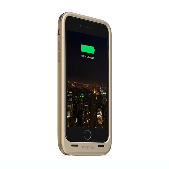 Чехол Mophie Juice Pack Plus Case 3300 mAh for iPhone 6/6S Gold - цена, характеристики, отзывы, рассрочка, фото 4
