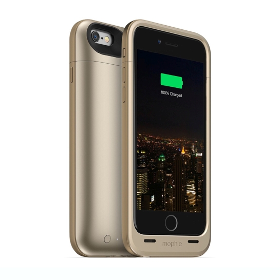 Чехол Mophie Juice Pack Plus Case 3300 mAh for iPhone 6/6S Gold - цена, характеристики, отзывы, рассрочка, фото 7