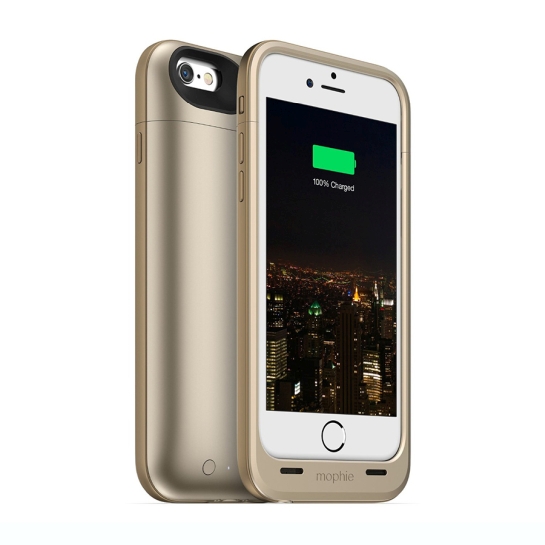 Чехол Mophie Juice Pack Plus Case 3300 mAh for iPhone 6/6S Gold - цена, характеристики, отзывы, рассрочка, фото 8