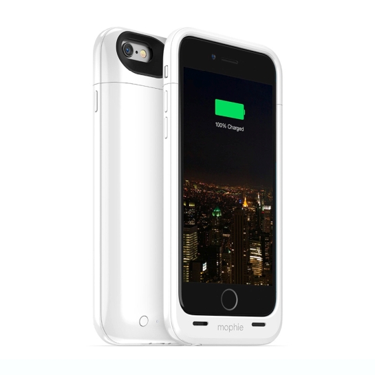 Чехол Mophie Juice Pack Plus Case 3300 mAh for iPhone 6/6S White - цена, характеристики, отзывы, рассрочка, фото 5