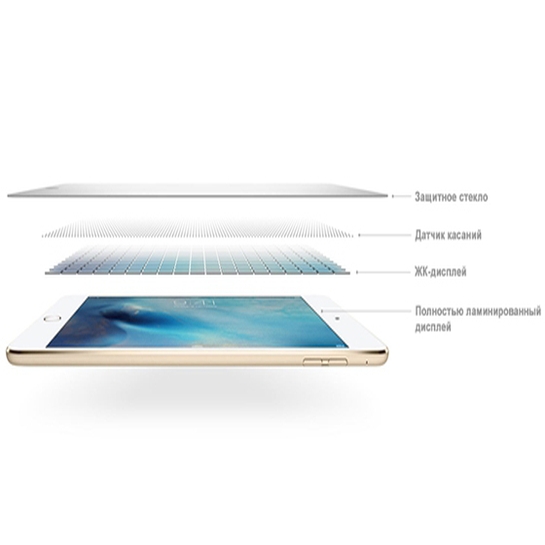Планшет Apple iPad mini 4 Retina 64Gb Wi-Fi + 4G Gold - цена, характеристики, отзывы, рассрочка, фото 6