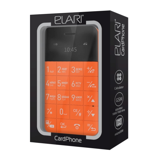 Телефон Elari CardPhone Orange* - цена, характеристики, отзывы, рассрочка, фото 4