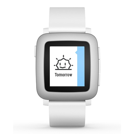 Смарт часы Pebble Time White - цена, характеристики, отзывы, рассрочка, фото 1