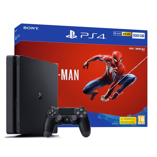 Ігрова консоль Sony PlayStation 4 Slim 1TB + Spider-Man - ціна, характеристики, відгуки, розстрочка, фото 1