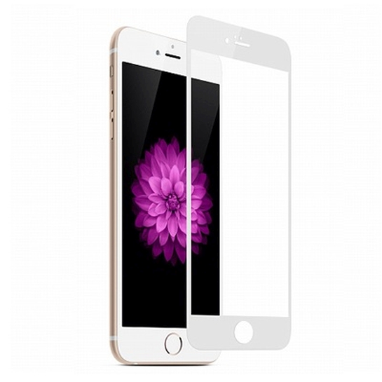 Стекло iLera Eclat Full 3D for iPhone 8 Plus/7 Plus Front White - цена, характеристики, отзывы, рассрочка, фото 1