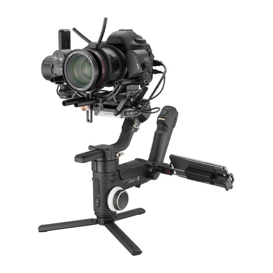 Ручний трьохосьовий стабілізатор для фотоапаратів Zhiyun Crane 3S Pro - ціна, характеристики, відгуки, розстрочка, фото 4