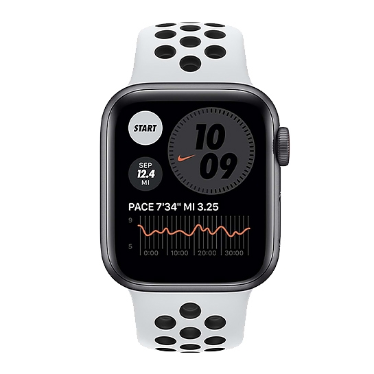 Смарт-часы Apple Watch SE Nike+ LTE 44mm Space Gray Aluminum Case with Pure Platinum/Black Nike Sport Band - цена, характеристики, отзывы, рассрочка, фото 2