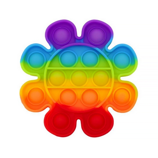 Антистресс Pop IT Shuriken Rainbow - цена, характеристики, отзывы, рассрочка, фото 1
