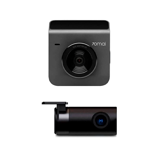Автомобільний відеореєстратор Xiaomi 70Mai Dash Cam 1440p (A400) Black + Камера заднього виду RC09 - ціна, характеристики, відгуки, розстрочка, фото 1