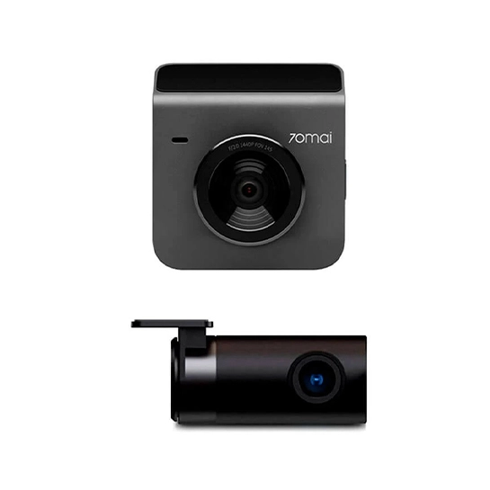 Автомобильный видеорегистратор Xiaomi 70Mai Dash Cam 1440p (A400) Black + Камера заднего вида RC09