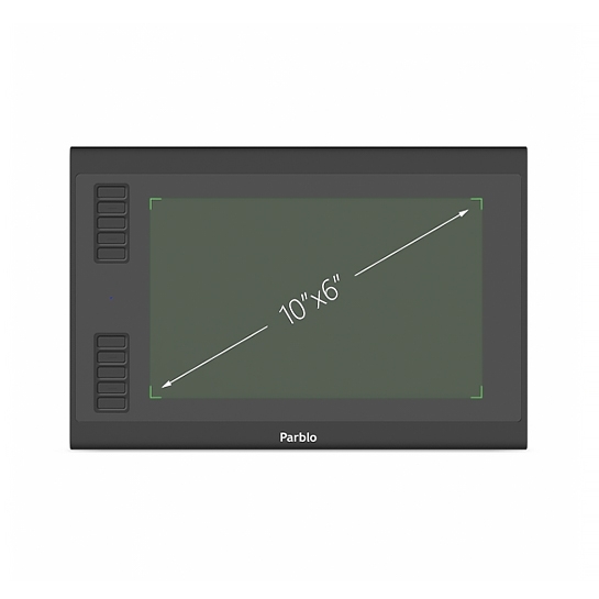 Графический планшет Parblo A610 Plus V2 - цена, характеристики, отзывы, рассрочка, фото 3