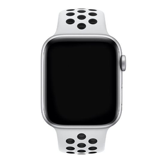 Ремінець Apple Nike Sport Band for Apple Watch 42mm/44mm Pure Platinum/Black - ціна, характеристики, відгуки, розстрочка, фото 2