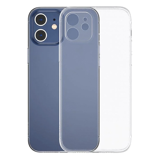 Чохол Baseus Simplicity Transparent TPU Case for iPhone 12 Clear - ціна, характеристики, відгуки, розстрочка, фото 1