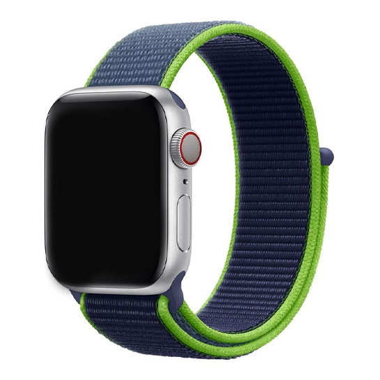 Ремінець Apple Watch Sport Loop 42mm/44mm Neon Lime - ціна, характеристики, відгуки, розстрочка, фото 1