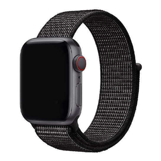 Ремінець Apple Nike Sport Loop for Apple Watch 42mm/44mm Black - ціна, характеристики, відгуки, розстрочка, фото 1