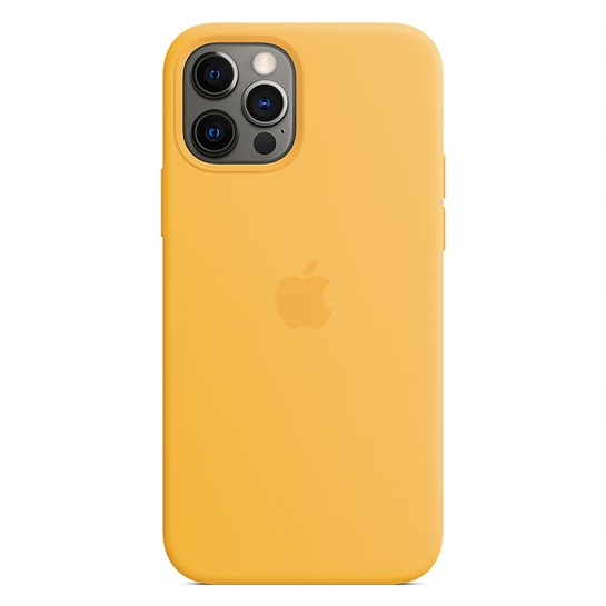 Чехол Apple Silicone Case with MagSafe for iPhone 12/12 Pro Sunflower - цена, характеристики, отзывы, рассрочка, фото 2