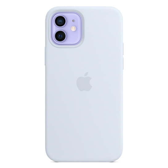Чохол Apple Silicone Case with MagSafe for iPhone 12/12 Pro Cloud Blue - ціна, характеристики, відгуки, розстрочка, фото 1