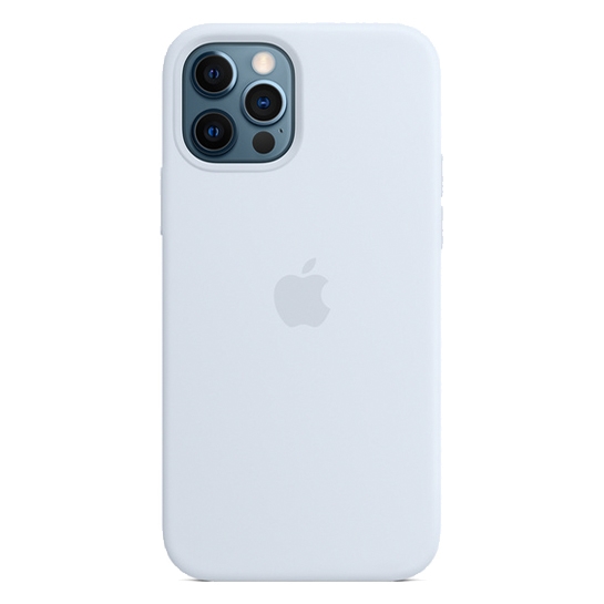 Чохол Apple Silicone Case with MagSafe for iPhone 12/12 Pro Cloud Blue - ціна, характеристики, відгуки, розстрочка, фото 2