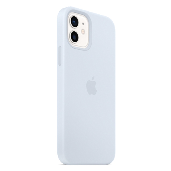 Чохол Apple Silicone Case with MagSafe for iPhone 12/12 Pro Cloud Blue - ціна, характеристики, відгуки, розстрочка, фото 3
