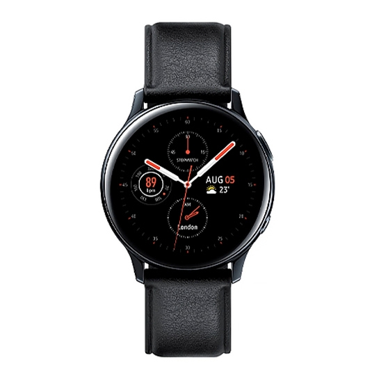 Смарт-годинник Samsung Galaxy Watch Active 2 44mm Black Stainless Steel - ціна, характеристики, відгуки, розстрочка, фото 2