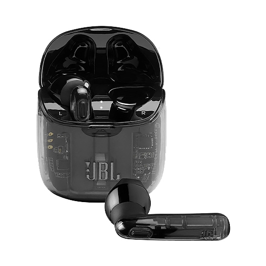Навушники JBL T225 TWS Ghost Black - цена, характеристики, отзывы, рассрочка, фото 1