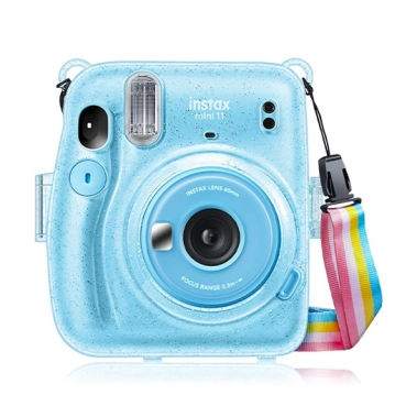 Чохол Glitter Crystal Case for FUJIFILM Instax Mini 11 Blue - цена, характеристики, отзывы, рассрочка, фото 1