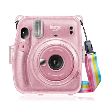 Чехол Glitter Crystal Case for FUJIFILM Instax Mini 11 Pink - цена, характеристики, отзывы, рассрочка, фото 1