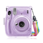 Чехол Glitter Crystal Case for FUJIFILM Instax Mini 11 Purple