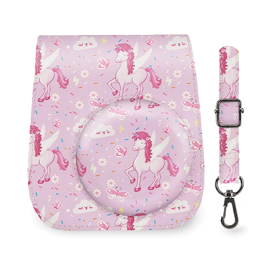 Чехол Leather Case for FUJIFILM Instax Mini 11 Unicorn Pink
