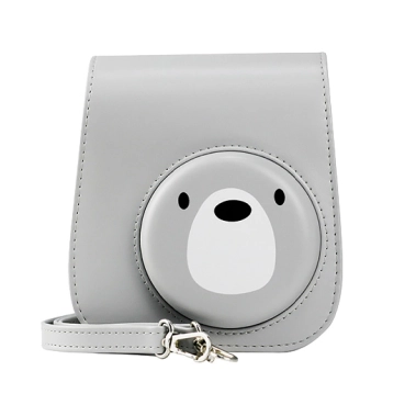 Чехол Leather Case for FUJIFILM Instax Mini 11 Bear Gray - цена, характеристики, отзывы, рассрочка, фото 1