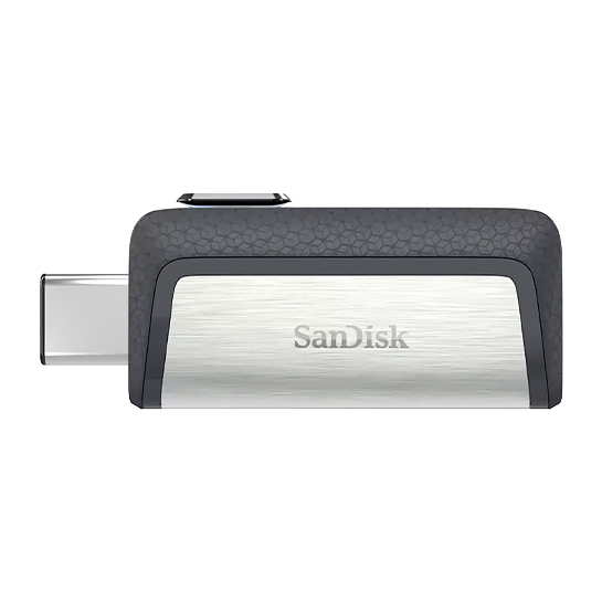 Зовнішній накопичувач USB-Flash SanDisk USB 3.1 Ultra Dual Type-C 128Gb (150 Mb/s) - ціна, характеристики, відгуки, розстрочка, фото 1
