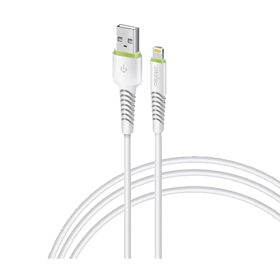Кабель Intaleo Lightning to USB Cable 1.2m White - ціна, характеристики, відгуки, розстрочка, фото 1