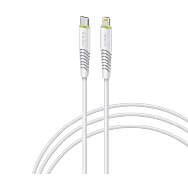 Кабель Intaleo Lightning to USB-C 18W Cable 1.2m White - цена, характеристики, отзывы, рассрочка, фото 1