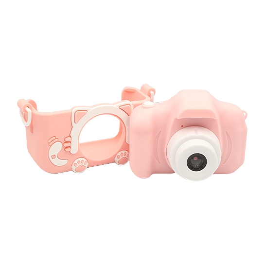 Дитячий Цифровий Фотоапарат Smart Kids Cam TOY 9 PLUS Cartoon Cat Pink - ціна, характеристики, відгуки, розстрочка, фото 2