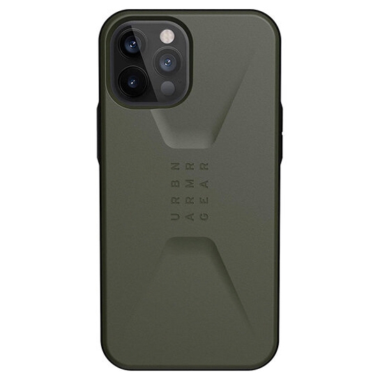 Чохол UAG Civilian Siries Case for iPhone 12 Pro Max Olive - ціна, характеристики, відгуки, розстрочка, фото 1