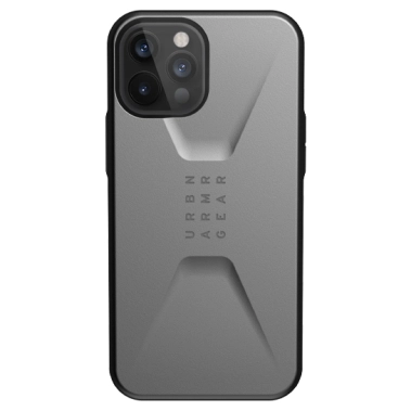 Чохол UAG Civilian Siries Case for iPhone 12 Pro Max Silver - цена, характеристики, отзывы, рассрочка, фото 1