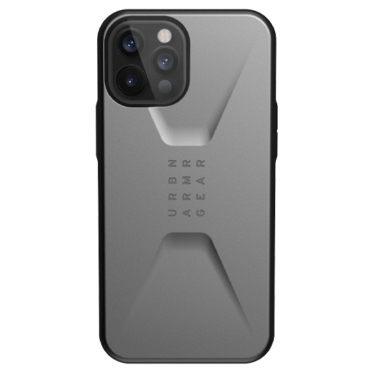 Чехол UAG Civilian Siries Case for iPhone 12 Pro Max Silver - цена, характеристики, отзывы, рассрочка, фото 1