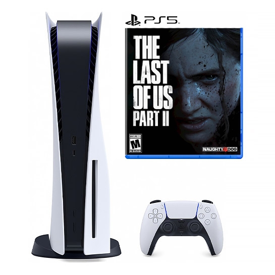 Ігрова приставка Sony PlayStation 5 + The Last of Us Part II - ціна, характеристики, відгуки, розстрочка, фото 1