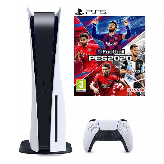 Игровая приставка Sony PlayStation 5 + Pro Evolution Soccer 2020 - цена, характеристики, отзывы, рассрочка, фото 1